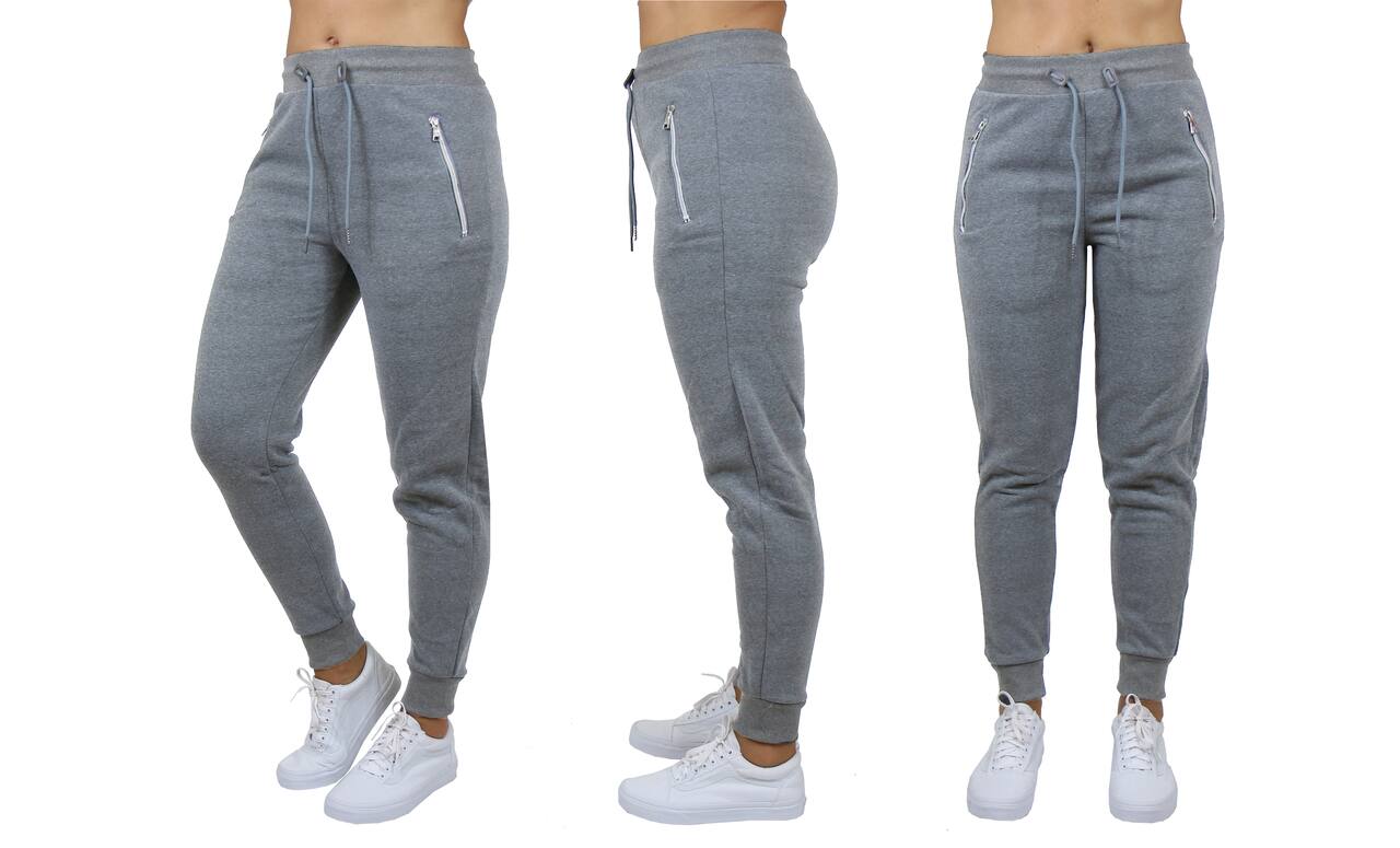 Galaxy by Harvic Women's Relaxed Fit Fleece-Lined Jogger Sweatpants